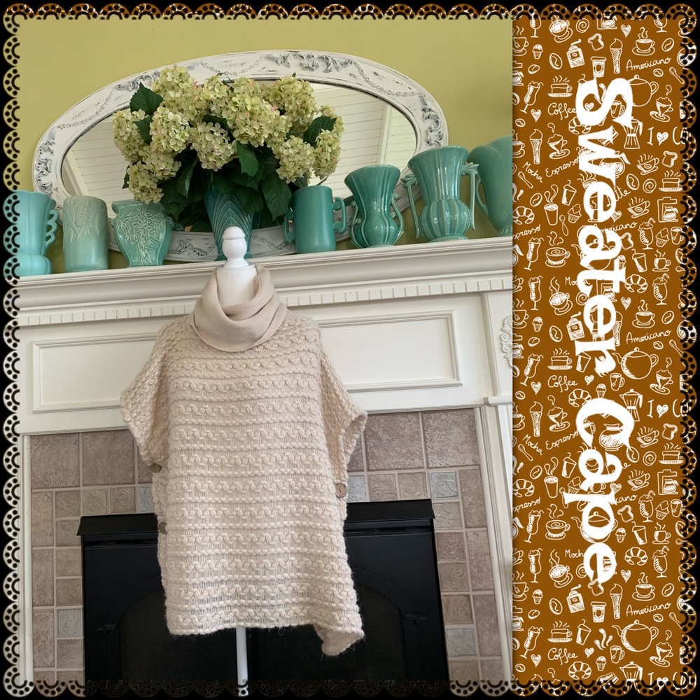 Sweater Cape, one size fits most